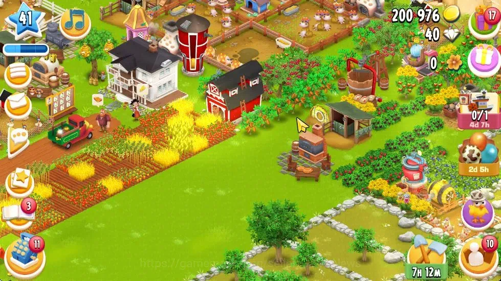 Hay Day Accounts Level 41 | Barn Storage 1050 + Silo Storage 625 |  image 3
