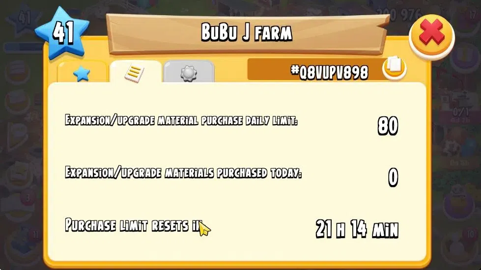 Hay Day Accounts Level 41 | Barn Storage 1050 + Silo Storage 625 |  image 7