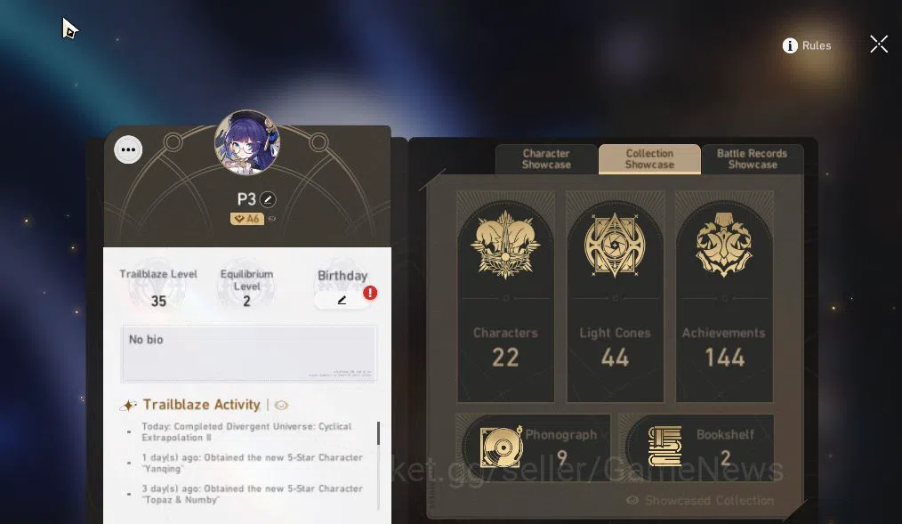 Honkai Star Rail Accounts Asia|TL 35|5 Limited|Ashveil,Sparkle,Dante,Topaz,A image 3
