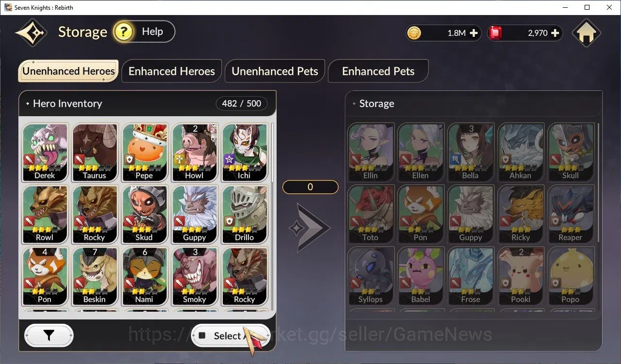 Seven Knights Re:Birth Accounts [Re:BIRTH] Global3000xxx|8 Legendary|(TeoTc2,Pasca image 12