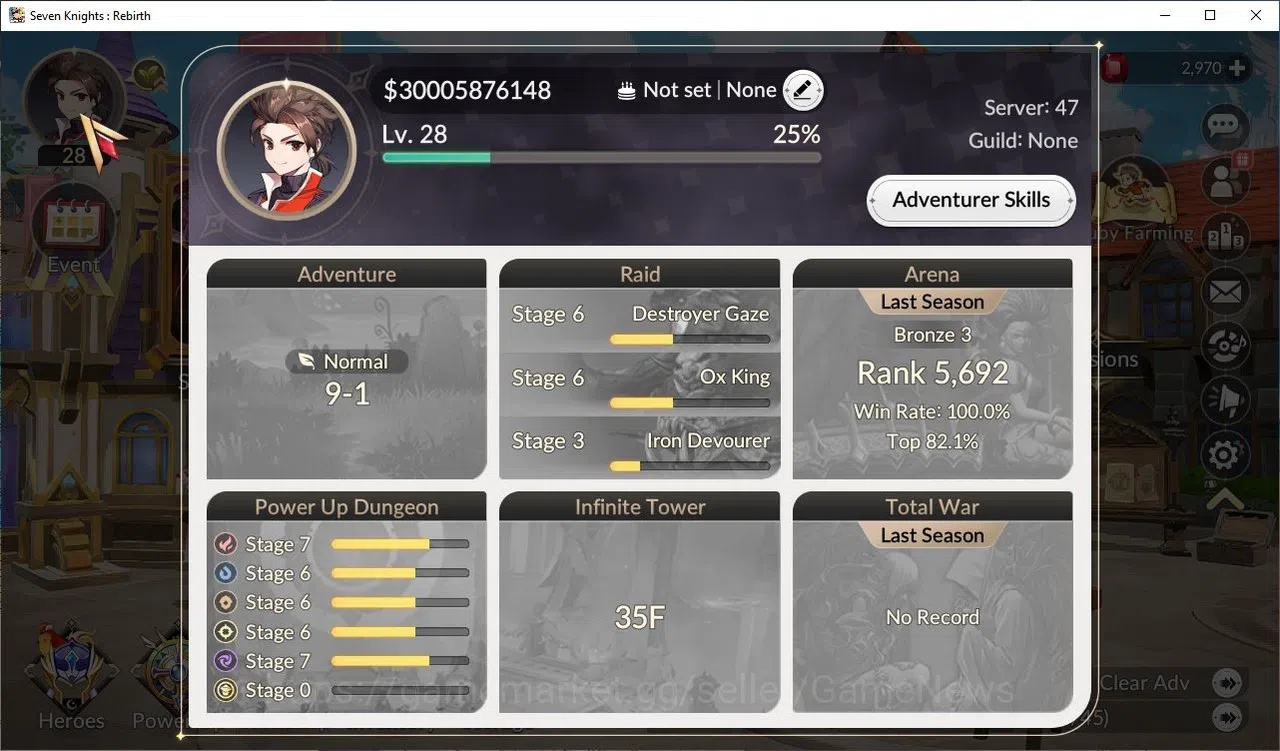 Seven Knights Re:Birth Accounts [Re:BIRTH] Global3000xxx|8 Legendary|(TeoTc2,Pasca image 4