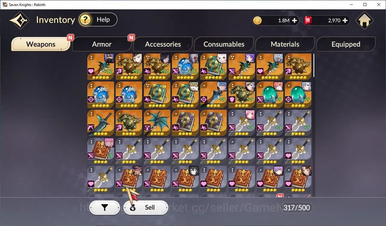 Seven Knights Re:Birth Accounts [Re:BIRTH] Global3000xxx|8 Legendary|(TeoTc2,Pasca image 5