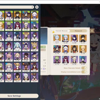 Genshin Impact Accounts Mid Game ASIA|AR 48|4 Limited + 1(*5Weapon)|(Raiden Shogun,Zhongli,Ayato,Odette)|3 Standart