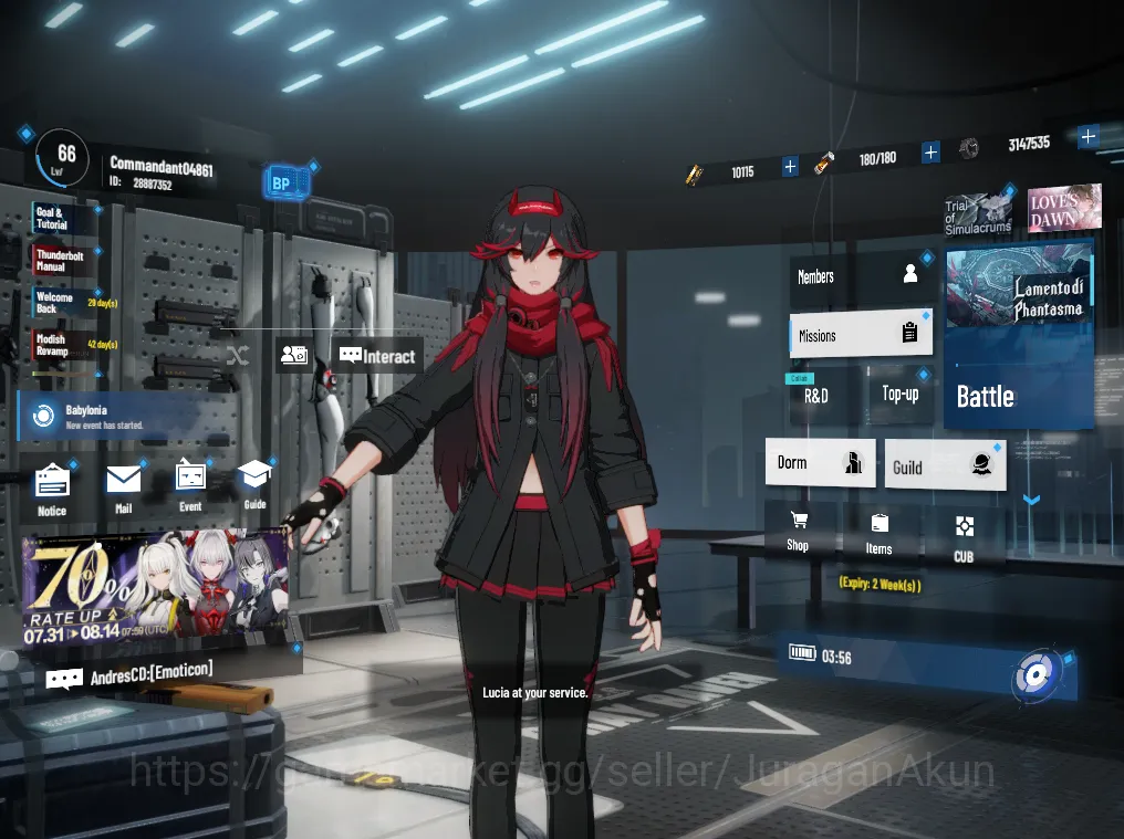 Punishing: Gray Raven Accounts Starter NA | Starter 10.1K BC + 5.1K GC + 9.6K BlueC | 2 Ticket S Selector + 1 Ticket Weapon 5