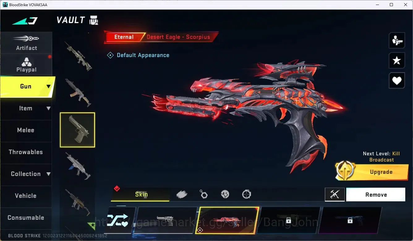 Blood Strike Accounts ASIA | Limited: Origin-12 Playmaker|2 TR Collab Gu image 5