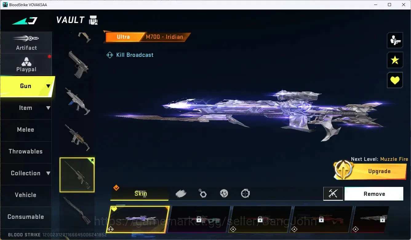 Blood Strike Accounts ASIA | Limited: Origin-12 Playmaker|2 TR Collab Gu image 6