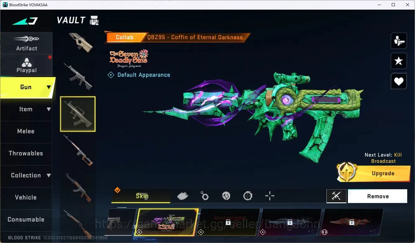 Blood Strike Accounts ASIA | Limited: Origin-12 Playmaker|2 TR Collab Gu image 8