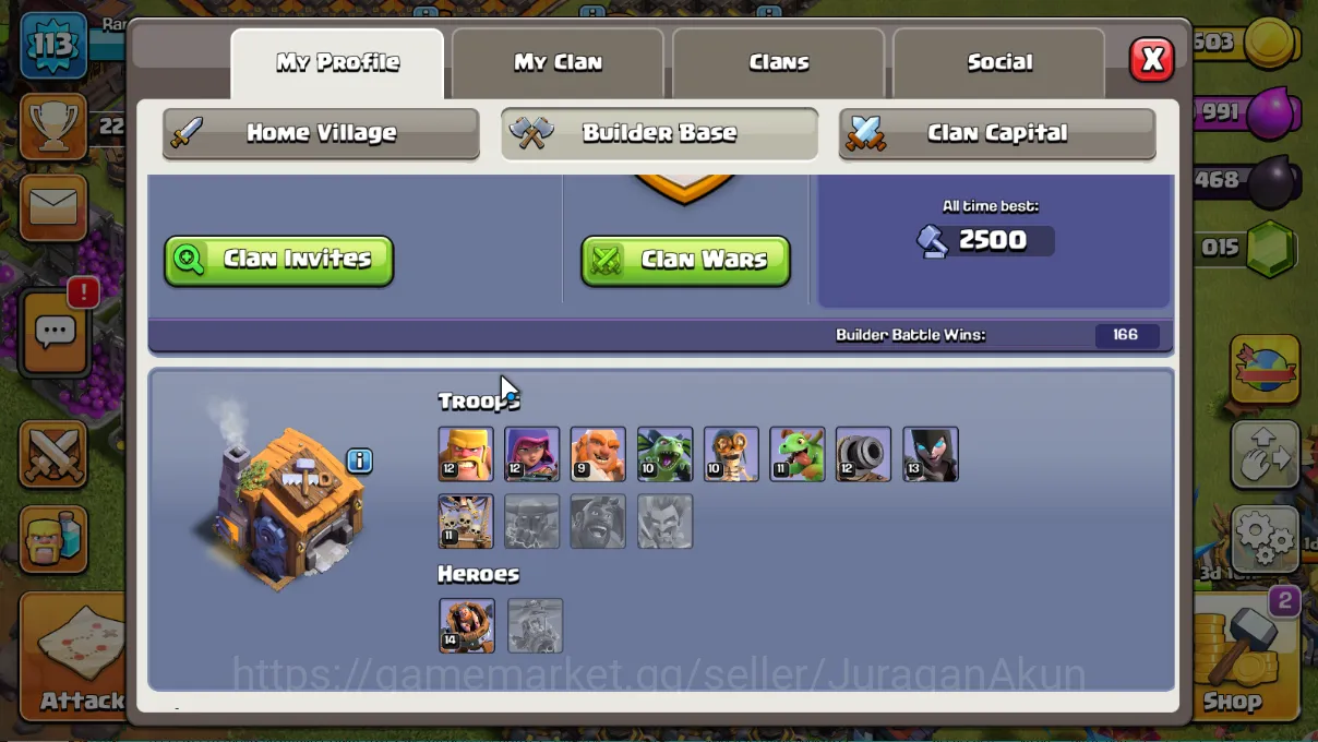 Clash of Clans Accounts TH 12 lvl 113|Thropy 2278BK40-AQ45-GW15-MP21|Super image 3