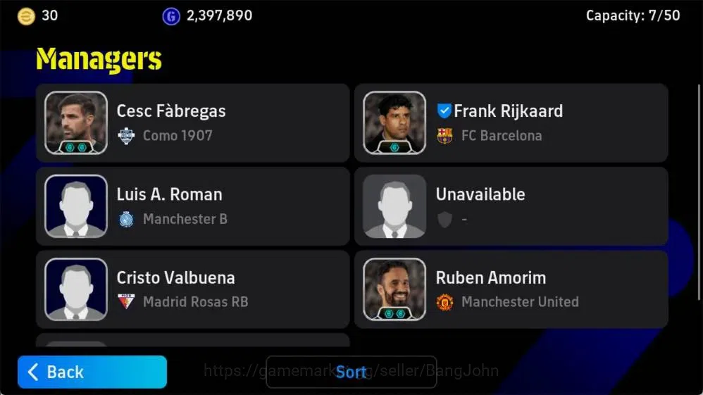 eFootball Accounts Mobile|PW 3189|Xabi Alonso Epic,Francesco Totti Ep image 2