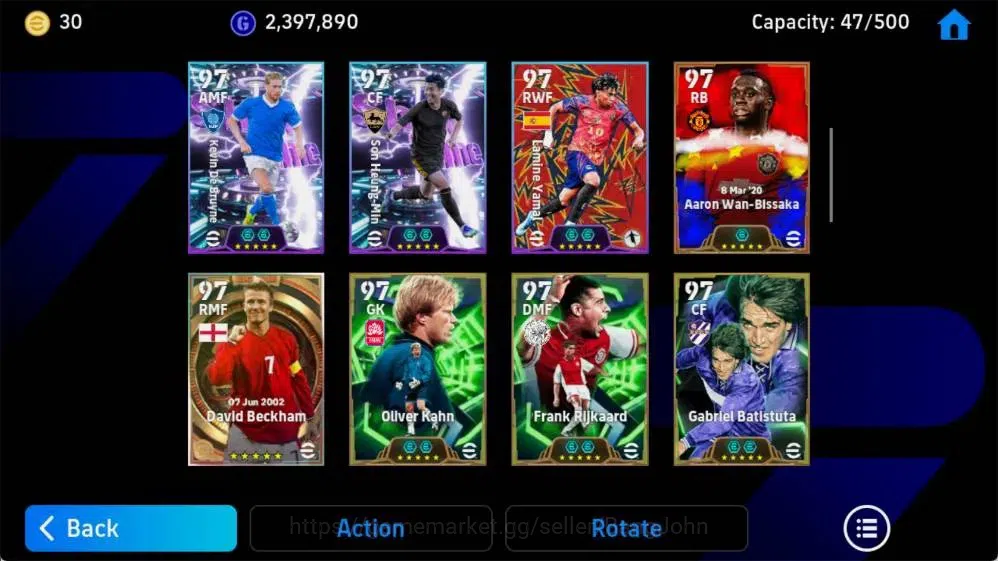 eFootball Accounts Mobile|PW 3189|Xabi Alonso Epic,Francesco Totti Ep image 5