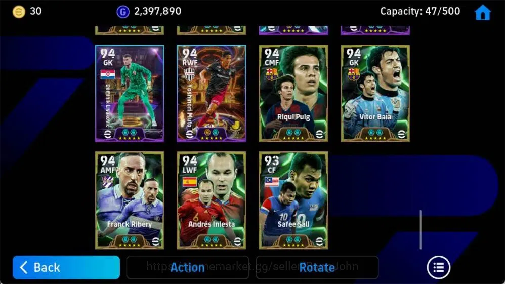 eFootball Accounts Mobile|PW 3189|Xabi Alonso Epic,Francesco Totti Ep image 9