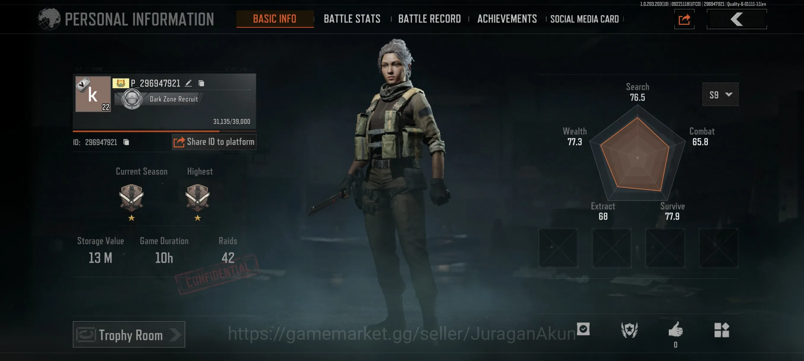 Arena Breakout Mid-Tier [MOBILE]SV 13M|CV 11M|Bmachete,DDT03,SQUIRE SJ16,N image 1