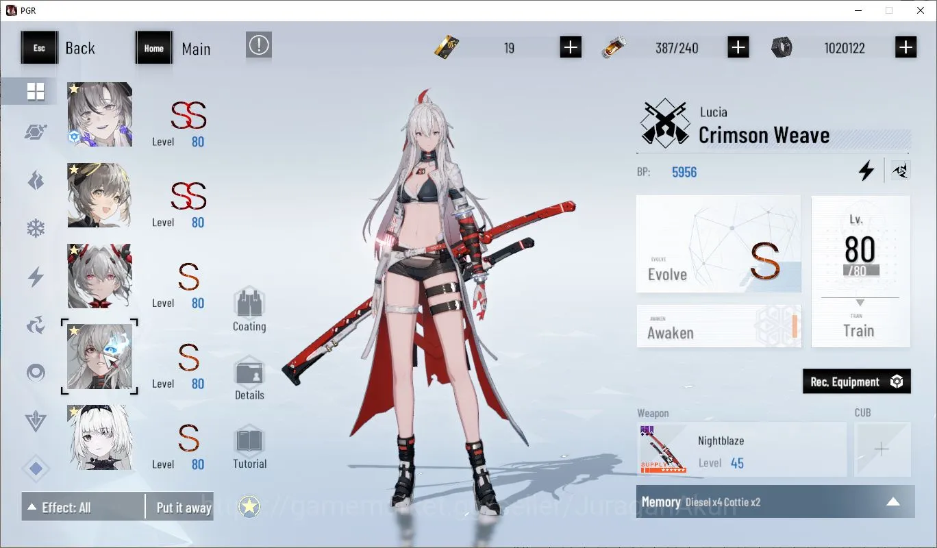Punishing: Gray Raven Accounts ASIA |SS Lilith+Sign+CUB, SS NS+Sign,LuciaCW+B5,Lu image 4