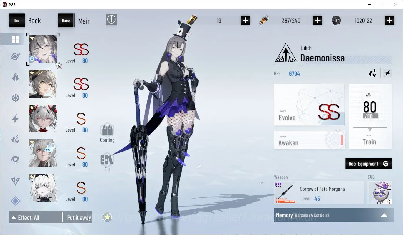 Punishing: Gray Raven Accounts ASIA |SS Lilith+Sign+CUB, SS NS+Sign,LuciaCW+B5,Lu image 5