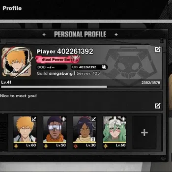 BLEACH: Soul Resonance Accounts NuverseSEA| Lv 41|5 SSR|3 Sign|(Ichigo Dual