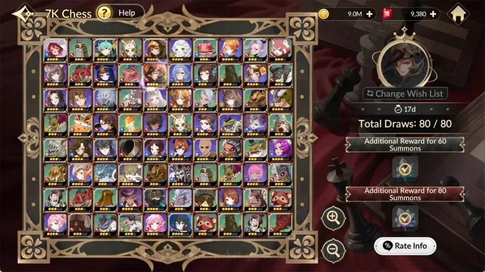 Seven Knights Re:Birth Accounts Global|4 EX7(Gelidus TC1,Fai,Melia,Roise)|18 TC6 ( image 5