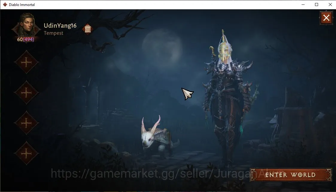 SEA-Vasily|Lv60(494)Tempest|31K CR|Reso 630|Inferno I|Paragon Slayer|Hell Lv 21|Esessence Lv 2 24/30|Check SS(DI975) Diablo Immortal Mid-Tier SEA-Vasily|Lv60(494)Tempest|31K CR|Reso 630|Infern image 1