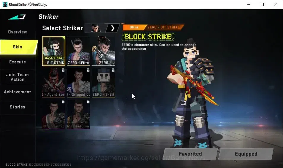 Blood Strike Accounts Collab Skin ASIA|Collab EVA[AK47-Asuka]|ETERNAL DEagle-Scorpius|6 ULTRA[ZERO,Kar98k,AUG,AK47,Etc]|2 3