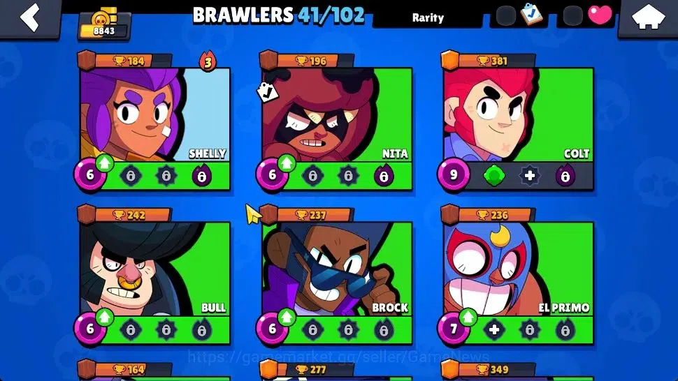 Brawl Stars Accounts 8843 Trophy|41 Brawlers 2 Max Lvl [Edgar,Mico]|1 P image 7