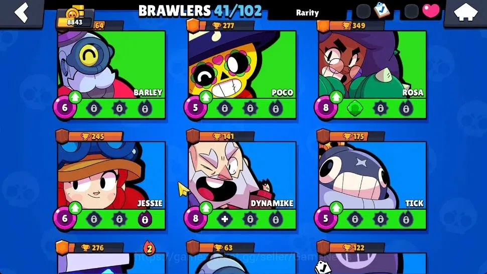 Brawl Stars Accounts 8843 Trophy|41 Brawlers 2 Max Lvl [Edgar,Mico]|1 P image 8