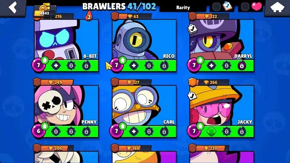 Brawl Stars Accounts 8843 Trophy|41 Brawlers 2 Max Lvl [Edgar,Mico]|1 P image 9