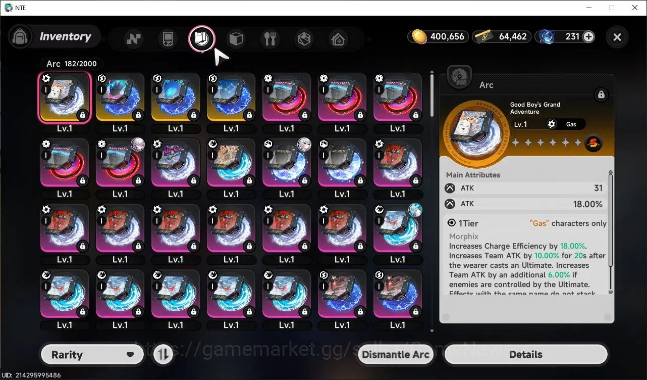 Neverness to Everness Accounts GLOBAL SEA|HL 10|TL 6|3 SSR 2 Limit[Chaos,Nanaly],Baicang|Select ON+1 S-Class Select|Mod 13