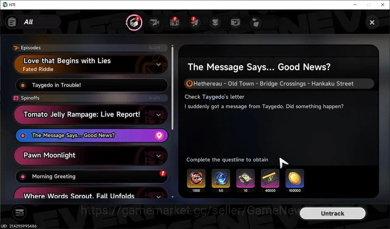Neverness to Everness Accounts GLOBAL SEA|HL 10|TL 6|3 SSR 2 Limit[Chaos,Nanaly],Baicang|Select ON+1 S-Class Select|Mod 15