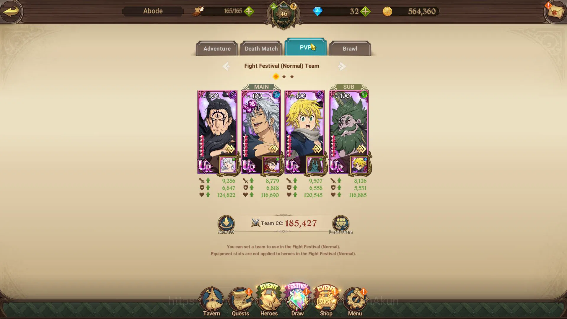 The Seven Deadly Sins: Grand Cross Accounts Midgame Asia|4,1M CC|5 UR+Many Collab[Aot,Tensura,Overlord,Re:Zero,Stranger 12