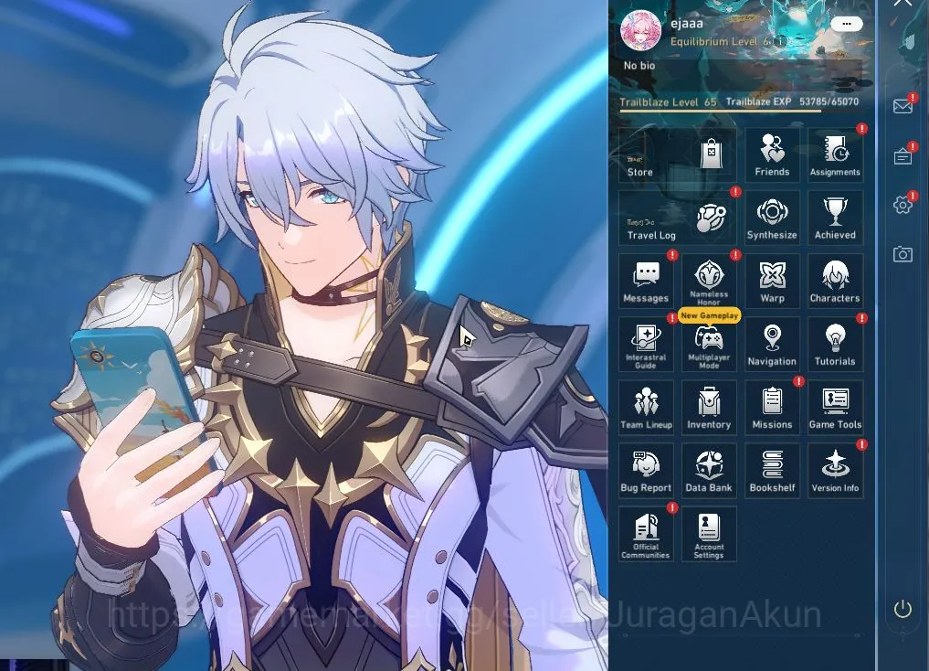 Honkai Star Rail Accounts Mid Game ASIA | TL 65 | 7 Limit|[Cyrene E2,The Dahlia,Phainon]+Sign,Fugue,Dante,Etc|SJ 4,4K|MC 4