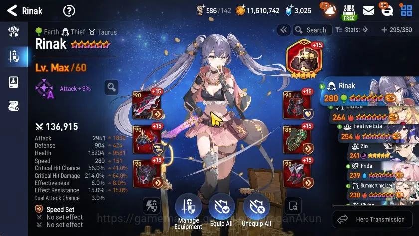 Epic Seven Accounts Mid-Tier Asia Unverif|14ML (Zio,Barunka,DK Sharun,etc)Limited 8