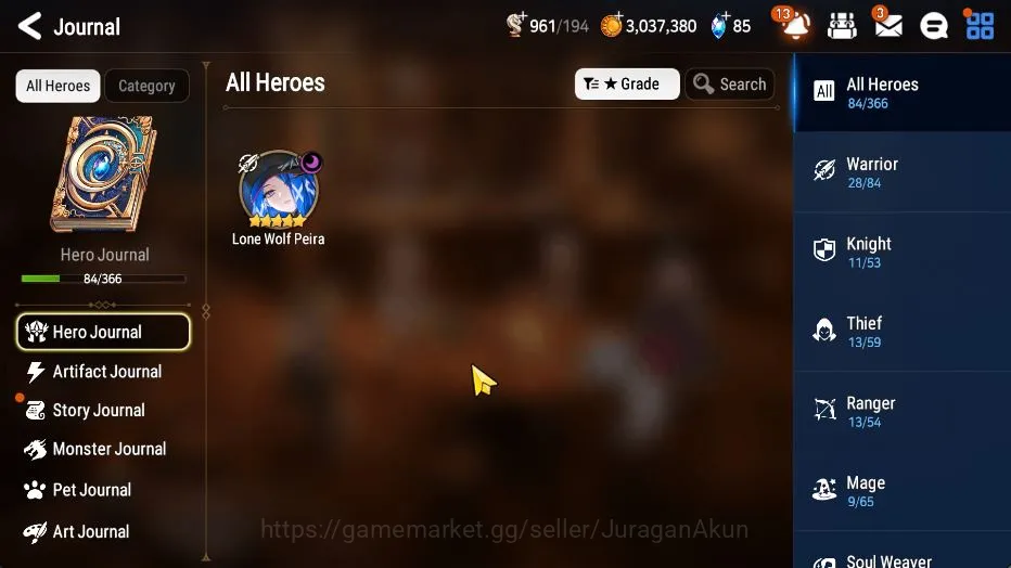 Epic Seven Accounts GLOBAL Unverif|Starter|1 ML (Lone Wolf Peira)+Star image 2