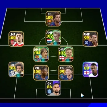 eFootball Accounts High-End Android|Power 2945|Epic Marcelo X Naruto,Edmilson,Gerrard,Dennis Bergkamp|4 Show Time Ibrahim