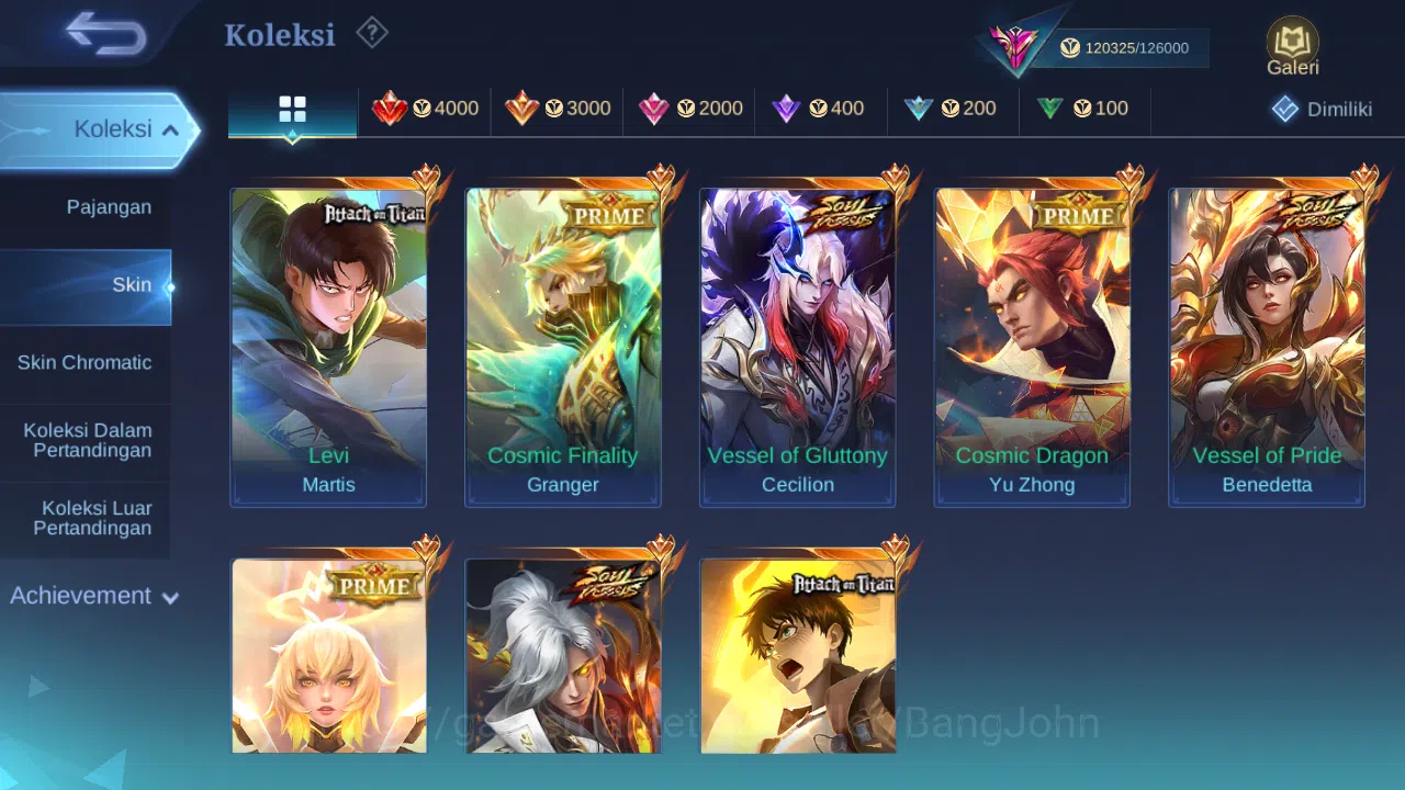 Mobile Legends: Bang Bang Accounts Hero 131 Skin 287 | Spring Miya | Vessel Clint, Be image 3