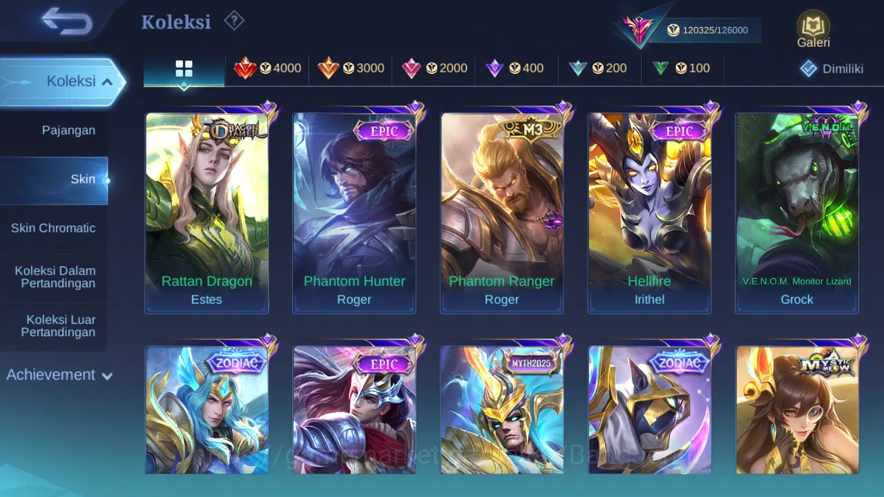 Mobile Legends: Bang Bang Accounts Hero 131 Skin 287 | Spring Miya | Vessel Clint, Be image 8