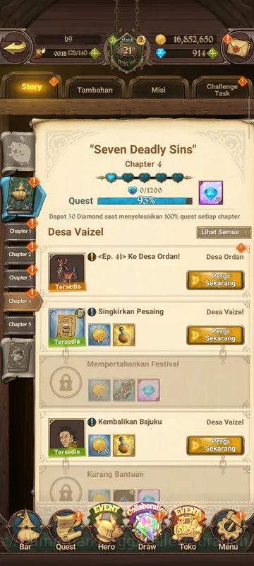 The Seven Deadly Sins: Grand Cross Accounts Starter GLOBAL| 534K CC | Fresh Starter | 2 UR + 914 DM ( Thor, Mael ) | Code 5