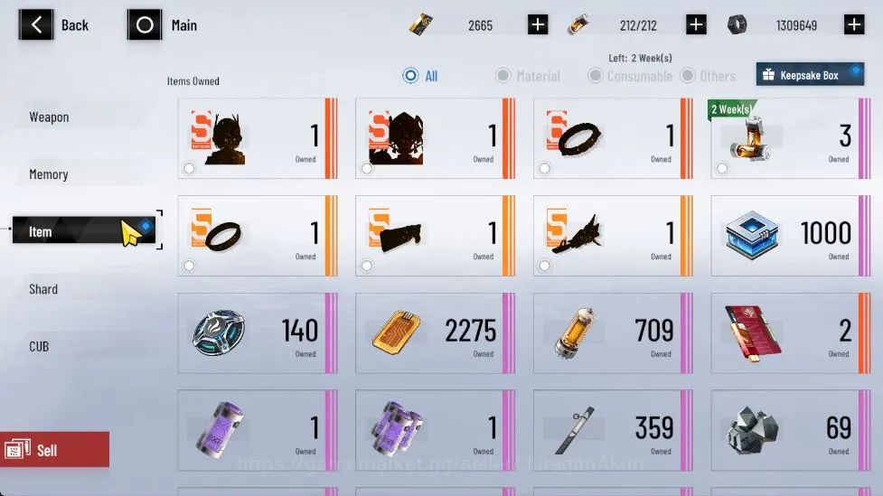 Punishing: Gray Raven Accounts End-Game ASIA |SSS Lilith+Sign+CUB,SS Stigmata+Sign,SS LuciaSW+Sign,SS Obliv 3