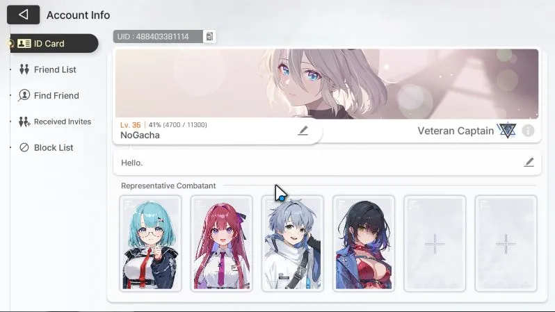 Chaos Zero Nightmare Accounts Global Lv36|7 SSR(Hugo,Yuki,Chizuru,Luke,Magna,Renoa,Haru) 9SR(TressaM6,ReiM5,Etc) 13Sr 2
