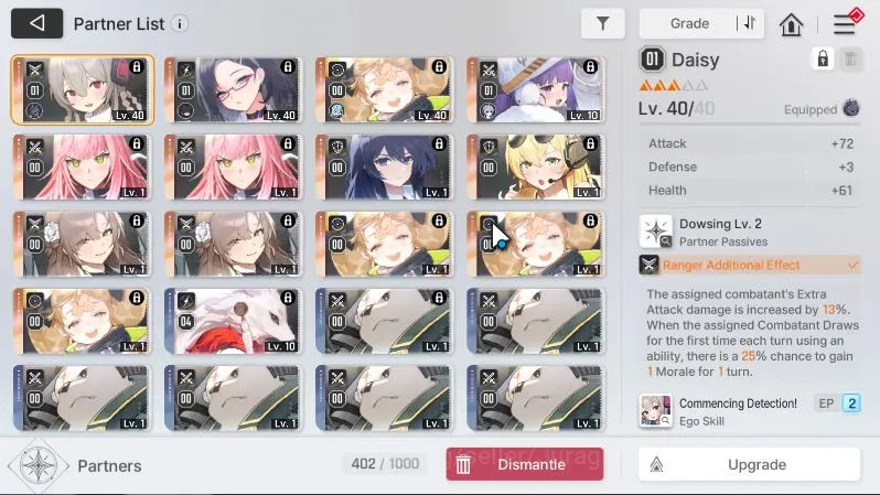 Chaos Zero Nightmare Accounts Global Lv36|7 SSR(Hugo,Yuki,Chizuru,Luke,Magna,Renoa,Haru) 9SR(TressaM6,ReiM5,Etc) 13Sr 5