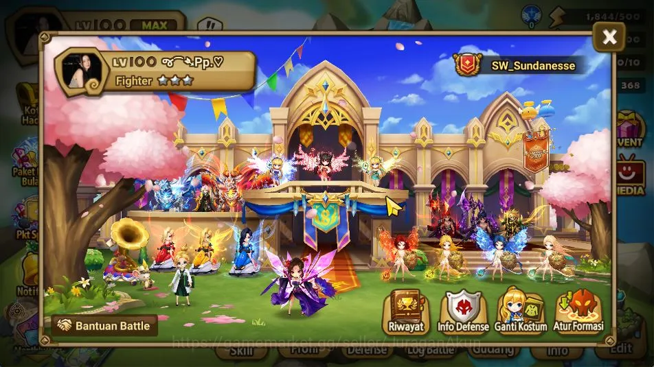 Summoners War: Sky Arena Accounts Mid-Game ASIA Lv 100|2 LD[Ragdoll,Wolyung]|75+ NB5(Josephine,Cheongpung,Leo)+211 6 2
