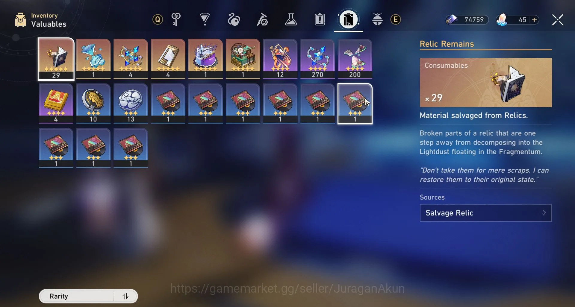 Honkai Star Rail Accounts End Game ASIA [TL70] 16 Limited (Castorice,Kafka+Sign, Firefly+Sign 5