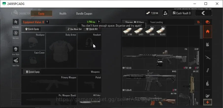 Arena Breakout Accounts Starter [MOBILE]Lvl 23|SV 8,5M|CV 7M|Velocity Suit BGM110 AKS74U |Gear skin| CN 2