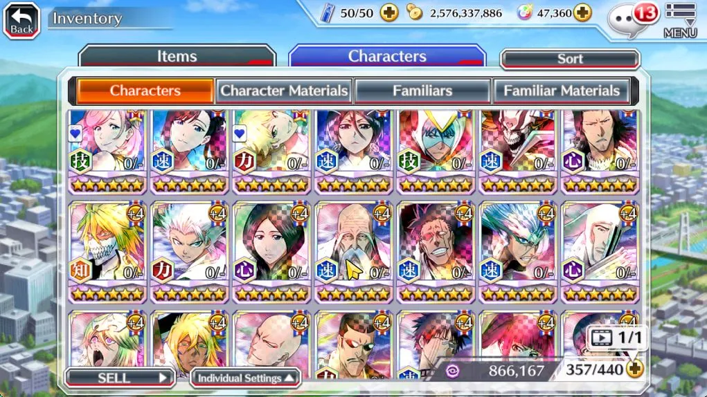 Bleach: Brave Souls Accounts Mid-Tier [Global] 47k Orb | Rukia10thAnniv, 3 BTW[Macy,Noel,Ninny],Kon,Ichigo Crescent 4