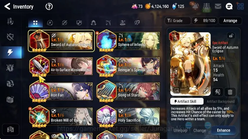 Epic Seven Accounts Starter Global Unverif|Best Starter|4ML (DB Senya,DDRay,LRKrau,etc) Limited Festive 6