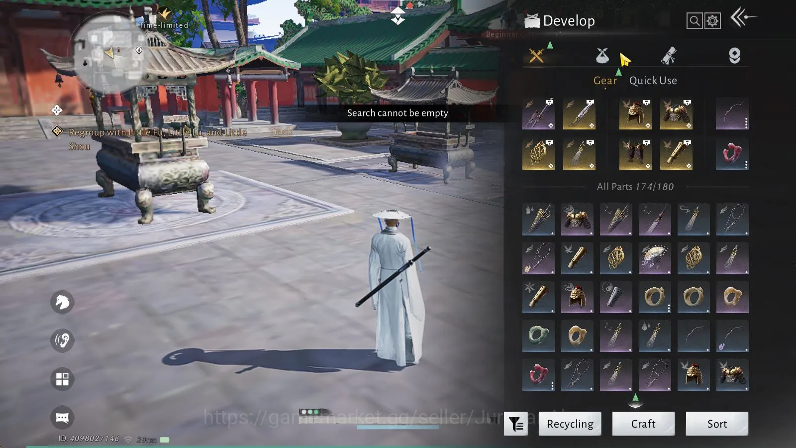 Where Winds Meet Accounts GLOBAL Lv70|GS 18574|Strategic Sword & Havenquaker image 2