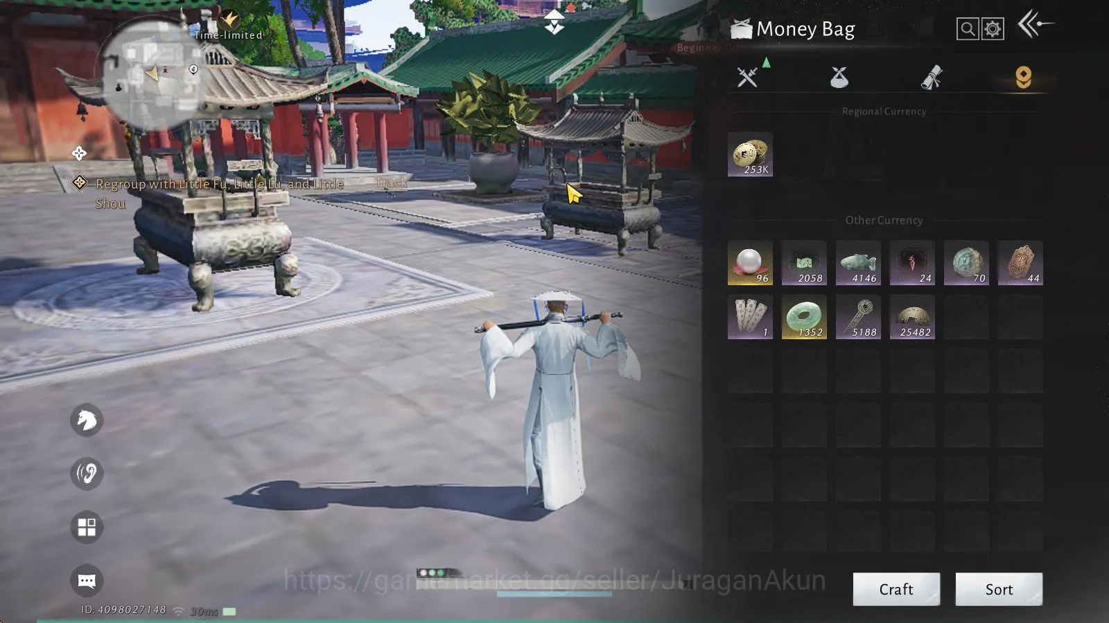 Where Winds Meet Accounts GLOBAL Lv70|GS 18574|Strategic Sword & Havenquaker image 3
