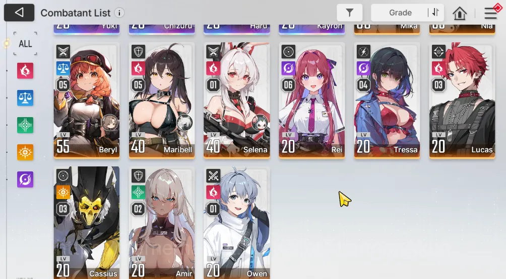 Chaos Zero Nightmare Accounts GLOBAL Lv52|WellBuild|10 SSR(Mei 3