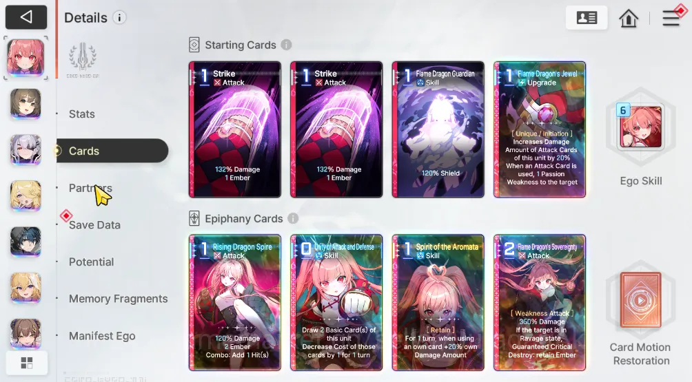 Chaos Zero Nightmare Accounts GLOBAL Lv52|WellBuild|10 SSR(Mei 5