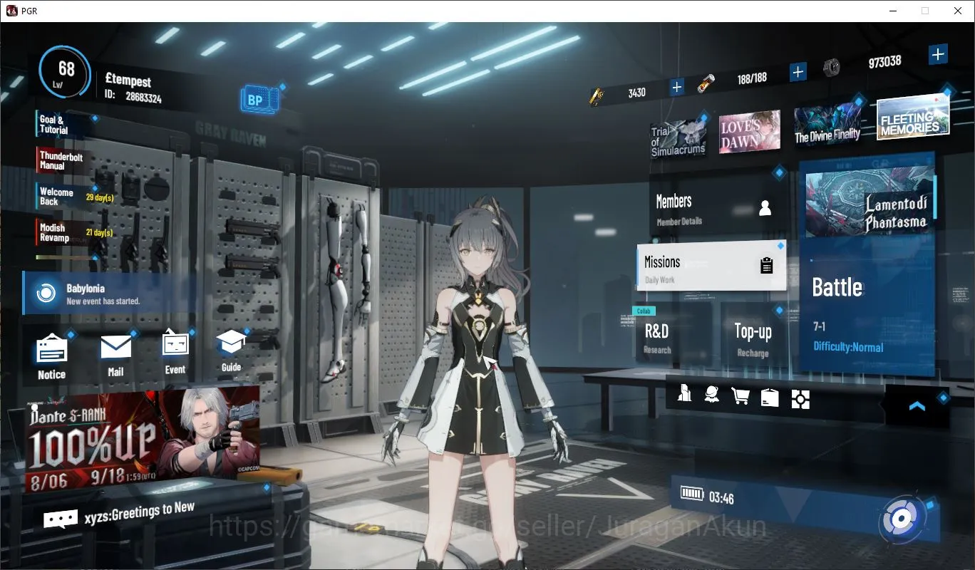 Punishing: Gray Raven Accounts Mid-Game ASIA | 3K | Lucai CW+Sign, Hanying Solacutune, Feral, Nanami ST | Char&Weap Selecter 3