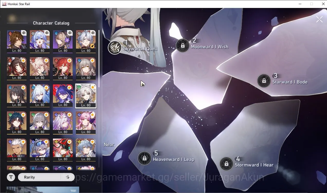 Honkai Star Rail Accounts End Game ASIA|TL70|15 2
