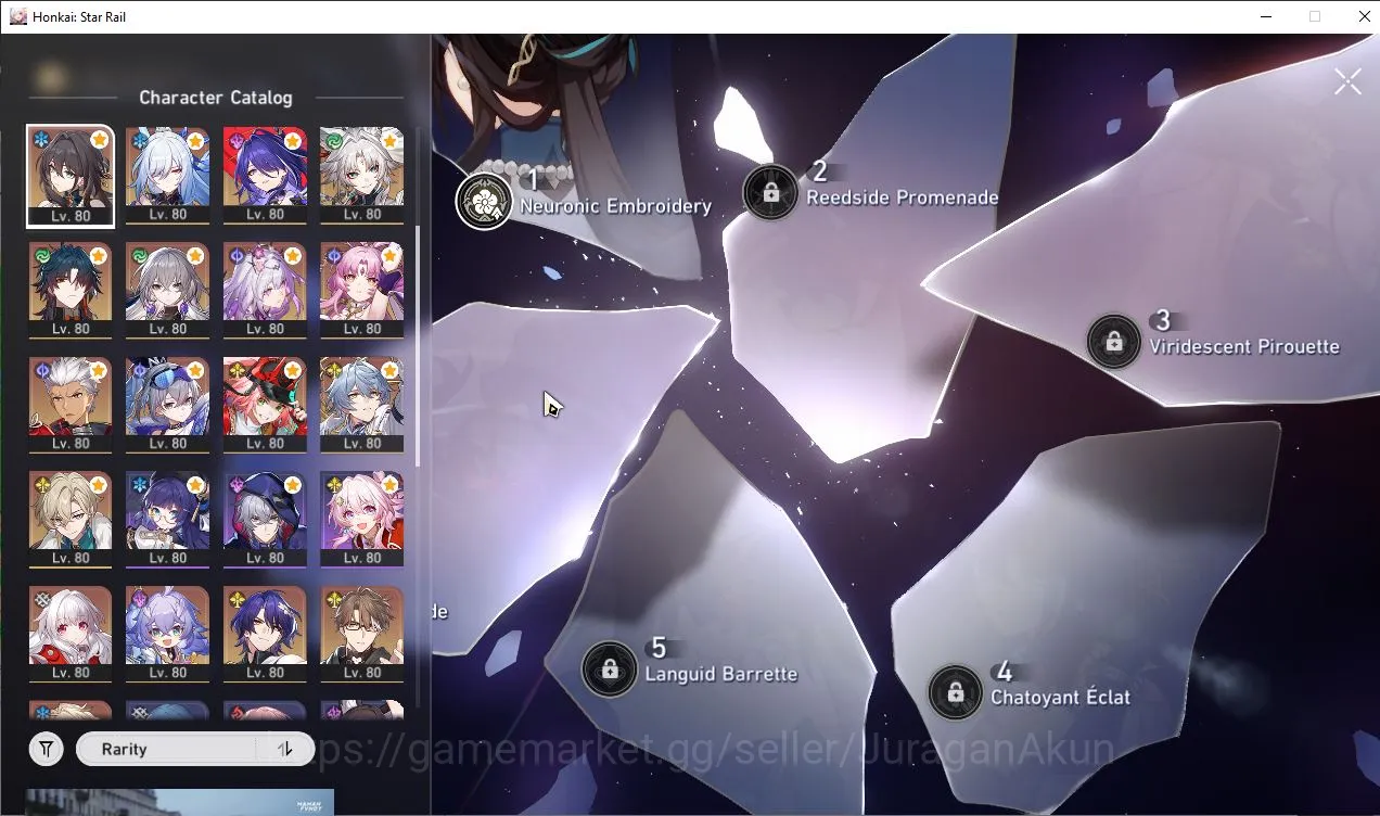 Honkai Star Rail Accounts End Game ASIA|TL70|15 3
